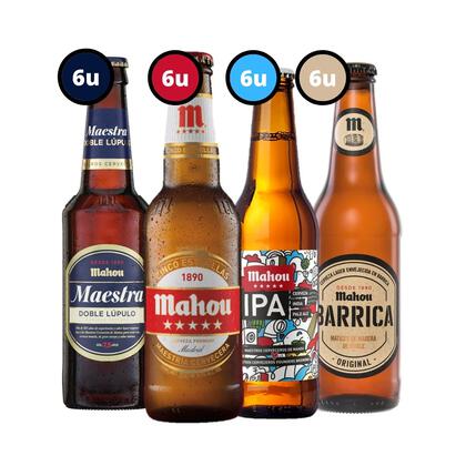 Masacre Estacionario sueño Comprar Pack de Bebidas Selección Cervezas Mahou - Tienda Online Mahou Bar  - Tienda Solana